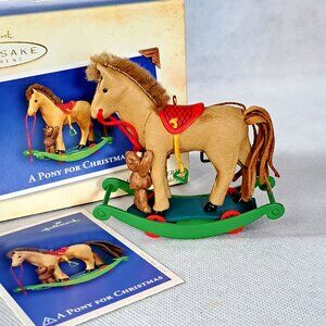 2004 A Pony For Christmas Hallmark Ornament #7